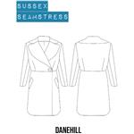 Sussex Seamstress Danehill Coat Pattern (Sizes 8-30) with Free Shoulder Pads