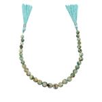 48cts Opal With Turquoise Smooth Round Approx 4 to 8mm 21cm Strand
