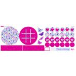 Living in Loveliness Pink Butterfly Game Kit: Pattern & Fabric Panel