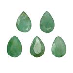 2.85cts Sakota Emerald 7x5mm Pear Pack of 5 (O)