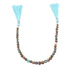 37cts Purple Spiney Oyster Turquoise Plain Round Approx 4 to7mm, 20cm Strand