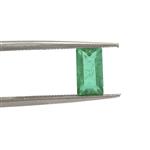 0.50cts Panjshir Emerald Step Baguette Approx 6.90x4mm (O)