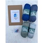 Adventures in Crafting Blues Granny Pack Crochet Kit
