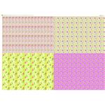 Sara Page Garden Collection Echinacea Fat Quarter Fabric Panel 140cm x 104cm