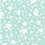 Sanntangle Tangly Leaves Mint Fabric 0.5m