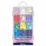 Hemline Assorted Kam Plastic Snap Starter Kit (12 x 12.4mm x 15 Sets)
