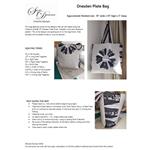 Suzie Duncan Yellow Tilda Dresden Ruler Tote Bag Kit: Instructions, Fabric (1m) & FQs (4pcs)