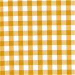 17mm Gingham Cotton Ochre Fabric Bundle (2.5m) - Save £2.46