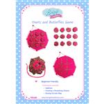 Living in Loveliness Pink Butterfly Game Kit: Pattern & Fabric Panel