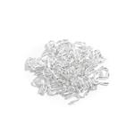 Silver Plated Base Metal Wire Guardians, 4x5mm, 100pcs