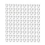 Silver Plated Base Metal Wire Guardians, 4x5mm, 100pcs