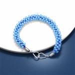 Kumihimo, Blue & Gold Seed Bead Project With Downloadable Instructions By Rachel Smith