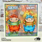 Visible Image Tweedledum / Tweedledee Stamp Set