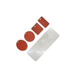 Debbie Bulford Designs Round & Rectangles in Brown Red