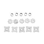 925 Sterling Silver Plated Base Metal Spacer Beads (Pack of 1000)
