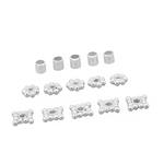 925 Sterling Silver Plated Base Metal Spacer Beads (Pack of 1000)