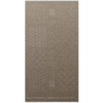 Sashiko Tsumugi Preprinted Geo 19 Grey Fabric Panel 108x61cm