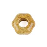 10cts Fossil Jasper Flower Bead Approx 16mm, 1pc