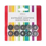 Polymer Clay Extruder Adapters Discs 10pk 