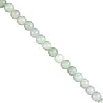 2x  Type A Jadeite Plain Rounds, Approx 6mm, 38cm Strands 