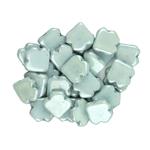 Jewellery Maker Czech Dart Beads by Mark Smith - Chalk White Aqua Lustre (25pcs)