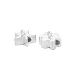 925 Sterling Silver Claire Macdonald Exclusive Spacer Beads Approx 11mm, 2pcs (Flower & Star)