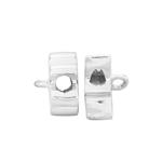 925 Sterling Silver Claire Macdonald Exclusive Spacer Beads Approx 11mm, 2pcs (Flower & Star)