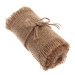 Hessian Trim Plait Ribbon Natural (1m x 12cm) Pre-cut length