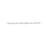 925 Sterling Silver Birthstone Ring Shank Approx 1.4mm with 2.5mm White Freshwater Cultured Pearl