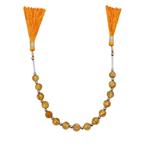 35cts Rio Golden Citrine faceted Round Approx 6 to 7mm 17cm Strands with Hematite (Approx 3mm) And Plastic Spacers 