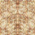 Dan Morris Heirloom Collection Geo Scroll Stripe Cream Fabric 0.5m