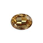 Champagne Cusp Bottom Oval Rhinestone Approx 15x20mm (1pc)