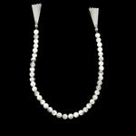 130cts Selenite Plain Round Approx 7 to 8mm, 33cm Strand)