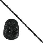 Type A Omphacite Blackish/Green Jadeite Pendant