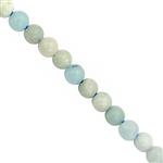 Natural Frost Amazonite, 4mm, 6mm, 8mm & 10mm With Downloadable Instructions By Claire Macdonald