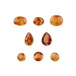 5cts Mandarin Garnet Multi Shape & Size