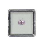 0.90cts Afghanistan Pink Kunzite Oval Brilliant Approx 7x5mm