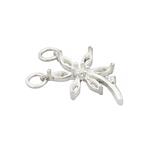 White Zircon & Tanzanite, 925 Sterling Silver Dandelion Pendant Mount Project With Instructions By Charlie Bailey