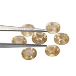 2.4cts Ceylon Peach Garnet 5x4mm Oval Pack of 7 (N)