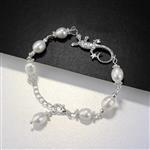 White Freshwater Rice Pearls, Approx 8-9mm, 38cm Strand