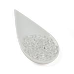 Glass & Frosted Glass Faceted Flying Saucer Beads Approx 8mm, 57pcs