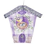Amber Makes Birdhouse Peg Bag Kit: Instructions & Panel - Lavender House 
