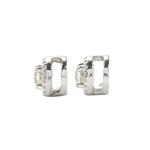 925 Sterling Silver Spacers with White Topaz, Approx 3mm Pack of 2 Pcs