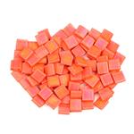 Miyuki Matte Opaque Orange AB Tila Beads Approx 5x5mm (7.2GM/TB)