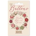 Tilda Creating Memories Winter Buttons Pack of 10 (10 & 12mm)
