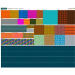 Helen Newton Retro Brights Sewing Room Cushion Kit: Instructions, Panel & Fabric (0.5m)