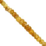 45cts Heilodor Faceted Roundelles Approx 4x1 to 6x4mm, 20cm Starnd
