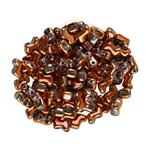 Czech Zorro Beads- Crystal Sunset Full, 5x6mm (100pcs)