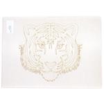 Gem Art - MDF Tiger A4