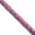 Mystic Aura Quartz Bundle Lilac and Pinks, Pink Seed Bead Project With Downloadable Instructions By Claire Macdonald